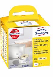 Avery ASS0722400 étiquette auto-collante Rectangle Permanent Blanc 260 pièce[s] (Avery Zweckform - rektangulÃ¦re mÃ¦rkate)