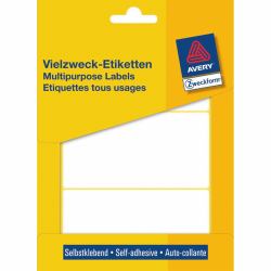 Avery Etiquettes universelles, blanc, 98,0 x 51,0 mm, Adhésif permanent (Avery Multi-Purpose Labels 3331 - etik)