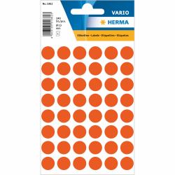 HERMA Multi-purpose labels / colour dots, Ø 13 mm, round, red étiquette auto-collante Permanent Rouge 240 pièce[s] (HERMA - etiketter - 240 etikette[r] -)