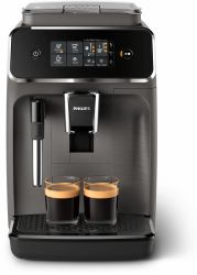 Philips 2200 series Série 2200 Noir / Gris perle EP2224/10 Machine expresso broyeur, 2 boissons, mousseur lait (Philips Series 2200 EP2224 - automatis)
