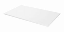 Deltaco DELO-0120 plan de travail informatique Forme rectangulaire Panneau aggloméré Blanc (DELTACO Office, Desk board, White lami)