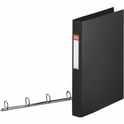 Esselte Standard Ring Binders , PP Black 4x25 mm classeur à anneaux A4 Noir (Esselte Vivida ringbind PP A4 4RR 25mm)