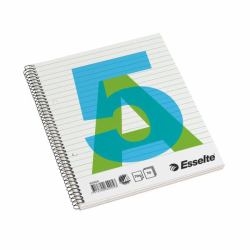 Esselte College Pad A5 bloc-notes 70 feuilles Bleu, Vert, Blanc (KollegieBlkck A5 70/70 linjera)