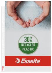Esselte 23763 protecteur de feuilles 210 x 297 mm [A4] Polypropylène [PP] 100 pièce[s] (Plastlomme A4 75my klar 100 st)