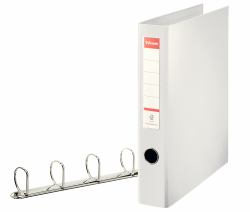 Esselte 82400 classeur à anneaux A4 Blanc (Esselte Vivida combi ringbind PP A4+ 4)