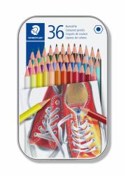 Staedtler 175 Multicolore 36 pièce[s] (Farveblyant sekskantet i metalÃ¦ske ass)