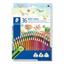 Staedtler Noris colour 187 Noir, Bleu, Bordeaux, Marron, Cyan, Vert, Gris, Bleu clair, Vert clair, Gris clair, Magenta, Mauve, Orange, Pêche, Rose, Violet, Rouge, Sepia, Turquoise, Violet, Blanc, ...