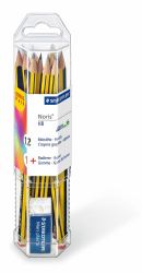 Staedtler 61 120P1 crayon graphite HB 12 pièce[s] (Blyant Noris HB + viskelÃ¦der [12])
