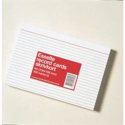 Esselte 28903 bloc-notes Blanc (Skrivkort 8000 A5L linjerat)