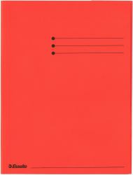 Esselte 44228 fichier Carton Rouge A4 (3-klap mappe Rainbow karton A4 rÃ¸d)