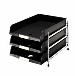 Esselte C4 Noir (Esselte C4 brevbakke i metal stativ so)