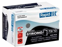 Rapid 73/12 Pack d'agrafes 5000 agrafes (Rapid Super Strong - hÃ¦fteklammer - 73)