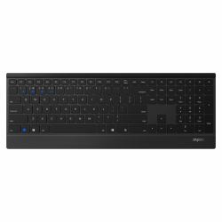 Rapoo 9500M clavier Souris incluse Universel RF sans fil + Bluetooth Nordique Noir 