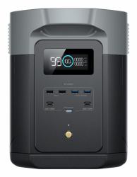 EcoFlow DELTA 2 Max station d'alimentation portable Phosphate de fer lithié [LiFePo4] 2400 W 23 kg (Delta 2 Max Portable Power - Station Lithium Iron - Phosphate [Lifepo4] 2400 W 23 Kg - Warranty:...