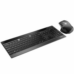 Rapoo 9900M clavier Souris incluse Universel RF sans fil + Bluetooth Nordique Noir 