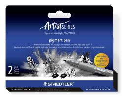 Staedtler Pigment Arts Intensiv Pen stylo-feutre Noir 2 pièce[s] (STAEDTLER MultiInk Pigment Arts intens)