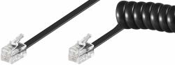 Goobay 68002 câble de téléphone 4 m Noir 