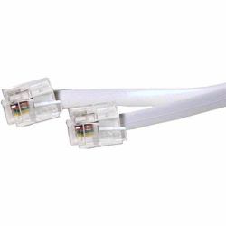 cablenet 3m RJ11 6p6c 6 Core Straight Wired [White] 