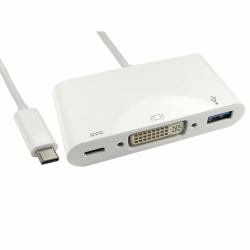 cablenet 24-0286 station d'accueil USB 3.2 Gen 1 [3.1 Gen 1] Type-C Blanc 