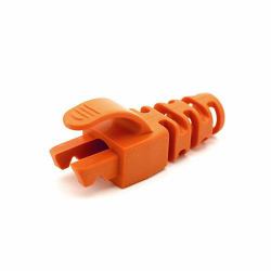 Cablenet RJ45 Snagless Strain Relief Flush Boot Orange 6.5mm (50PK RJ45 C6 Snag SR Blade Boot Or 6.5MM)
