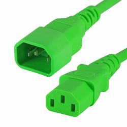 Cablenet 42-2681 câble électrique Vert 0,5 m Coupleur C14 Coupleur C13 (CNL 0.5M C14-C13 Gn PVC 0.75MM)