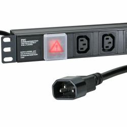 Cablenet IEC12VC14 unité de distribution d'énergie 12 sortie[s] CA 0U Noir (CNL 12W C13 PDU Vert C14 3M)