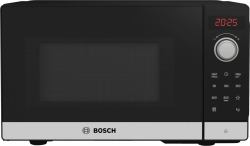 Bosch Serie 2 FFL023MS2 microwave Black, Stainless steel Solo microwave Countertop 20 L 800 W (Bosch Serie | 2 FFL023MS2 - mikrobÃ¸lge)