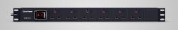 CyberPower PDU11310 unité de distribution d'énergie 6 sortie[s] CA 1U Noir (CYPWER PDU11310 PDU)