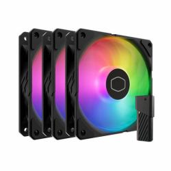 Cooler Master SickleFlow Edge 120 ARGB 3-Pack Fan Kit Boitier PC Ventilateur 12 cm Noir 1 pièce[s] (Cooler Master MFX-B2DN-253P2-R2 Sickle)