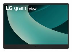LG 17MT70 Portable monitor Black, Stainless steel 43.2 cm [17"] LED 2560 x 1600 pixels (LG gram +view 43,2cm [17"] 16:10 IPS W)