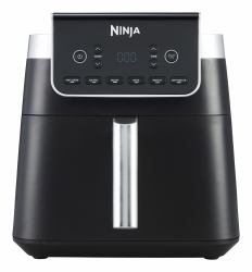 Ninja AF180EU friteuse Unique 6,2 L Autonome 2000 W Friteuse d’air chaud Noir (Ninja AF180EU MAX PRO 6,2L HeiÃluftfritteuse)