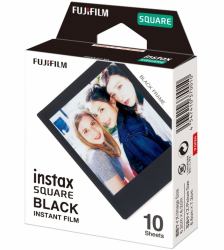 Fujifilm Instax Square Black Frame schwarz pellicule polaroid 10 pièce[s] 62 x 62 mm (Instax Square Black Frame - Schwarz Instant Picture Film - 10 Pc[S] 62 X 62 Mm - Warranty: 12M)