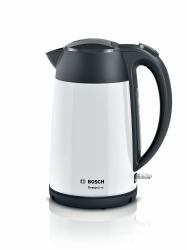 Bosch TWK3P421 bouilloire 1,7 L 2400 W Noir, Blanc (Bosch TWK3P421 Wasserkocher Design Li)