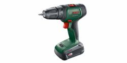 Bosch UniversalDrill 18V 1450 tr/min Sans clé 1,2 kg Noir, Vert (Wiertarko-wkretarka)