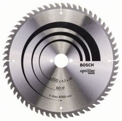 Bosch 2 608 640 729 lame de scie circulaire 25 cm 1 pièce[s] (Bosch Optiline Wood rundsavsklinge - f)