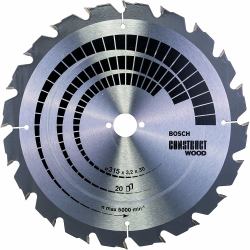 Bosch ‎2608640691 lame de scie circulaire 31,5 cm 1 pièce[s] (Bosch Construct Wood rundsavsklinge -)