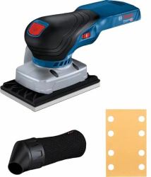 Bosch GSS 18V-13 PROFESSIONAL Ponceuse orbitale aléatoire 1000 tr/min 2000 OPM Noir, Bleu, Rouge (Bosch Professional GSS 18V-13 Solo Akk)