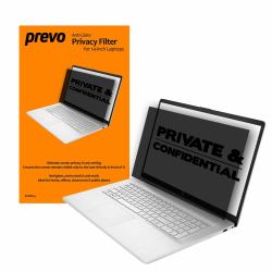prevo 14-Inch Anti-Glare Laptop Privacy Screen Filter, Anti-Peep, Anti-Static 35,6 cm [14"] Filtr...