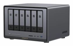 Ugreen NASync DXP6800 Pro NAS Compact Intel® Core™ i5 i5-1235U 8 GB DDR5 UGOS Pro Black (Ugreen)