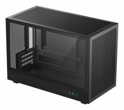 DeepCool CH260 Micro Tower Black (DeepCool CH260 Micro-ATX Case, High-Airflow Compact PC Case with Tempered Glass Panel, USB-C Port, Supports 360mm Radiator, ATX PSU, Black)