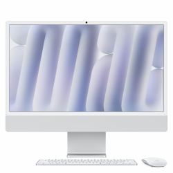 Apple iMac Apple M M4 59,7 cm [23.5"] 4480 x 2520 pixels PC All-in-One 24 Go 512 Go SSD macOS Sequoia Wi-Fi 6E [802.11ax] Argent (Apple iMac with 4.5K Retina display -)
