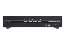 ATEN Commutateur KVM sécurisé HDMI à 4 ports USB et double affichage avec CAC [conforme à PSD...