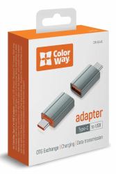 colorway CW-AD-AC câble USB USB 2.0 0 m USB A USB C 0,48 Gbit/s Gris 