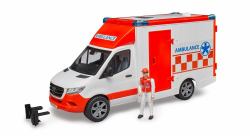 BRUDER 02676 play vehicle/play track (bruder MB Sprinter Ambulanz mit Fahrer)