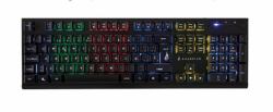 SureFire KingPin X2 clavier Gaming USB QWERTY Nordique Noir, Métallique 