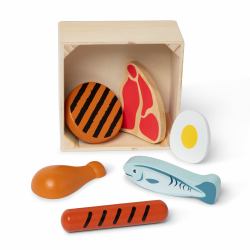 Melissa & Doug Wooden Food Groups Play Set - Protein (Wooden Food Groups Play* Set - Protein)