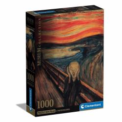 Clementoni Museum Collection Compact 1000 pièces - Le Cri - Munch (Munch)