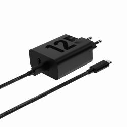 Motorola TurboPower 125W Duo Charger Universal Black AC Fast charging Indoor (Motorola Turbopower Duo strÃ¸mforsyning)