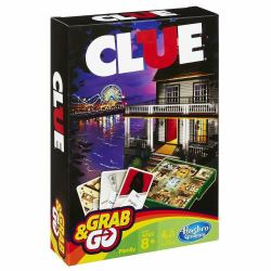 Hasbro Gaming Clue Grab & Go Jeu de société Déduction (CLUE GRAB AND GO/Travel*)