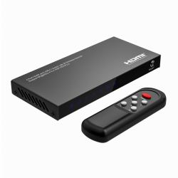 Microconnect MC-USBCHDMISWITCH0401-8K commutateur vidéo (8K@60Hz USB-C and HDMI Switch - 4x1, HDCP 2.3, w/ Remote - control - Warranty: 300M)